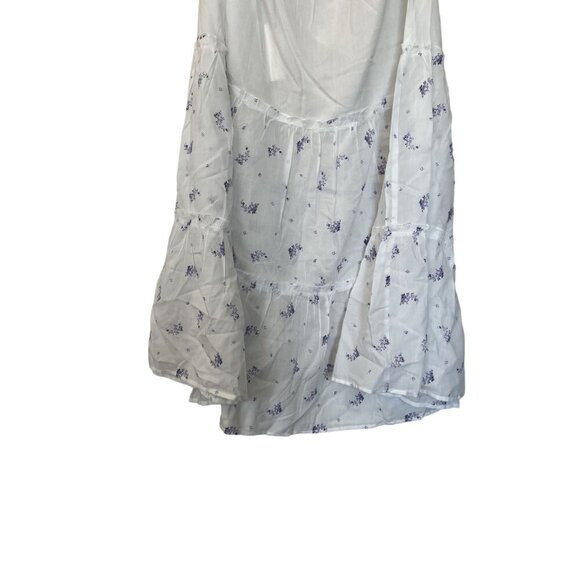 NWT Anthropologie Sheer Tiered Midi Skirt L - Picture 13 of 14